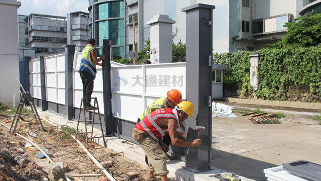 深圳寶安區(qū)沙井街道施工前安裝市政圍擋A款<